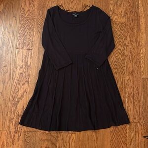 Dark Purple Lightweight Sweater Dress